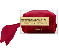Velvet Scarf Minimergency Kit: Oxblood