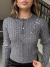Lucy Paris Elton Crystal Cardigan