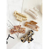 Acetate Regular Size Hair Clips - Allie Assorted: NEUTRAL