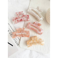 Acetate Regular Size Hair Clips - Allie Assorted: NEUTRAL