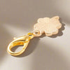 Gold Four Leaf Clover Lobster Clasp Bag Charm