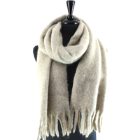 Alpin Snow Scarf: Black
