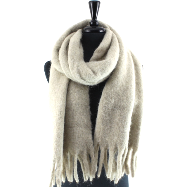 Alpin Snow Scarf: Charcoal