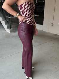 Lucy Paris Reeve Faux Leather Pant