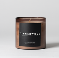 GINGERWOOD: 10 OZ Soy Wax Candle