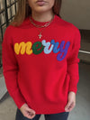 Merry Holiday Sweater - Red
