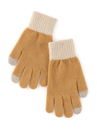 TINSLEY TOUCHSCREEN GLOVES: IVORY