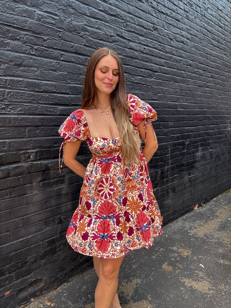 Nana Floral Babydoll Dress