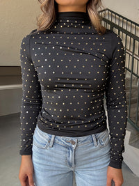 Metallic Applique Top