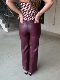 Lucy Paris Reeve Faux Leather Pant