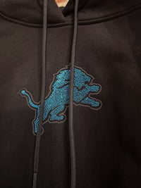 Rhinestone Detroit Lions Hoodie