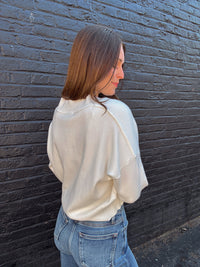 V-Neck Cardigan - Ivory