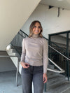 Lettuce Hem LS Top - Beige