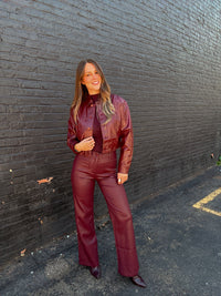 Lucy Paris Caleb Faux Leather Jacket