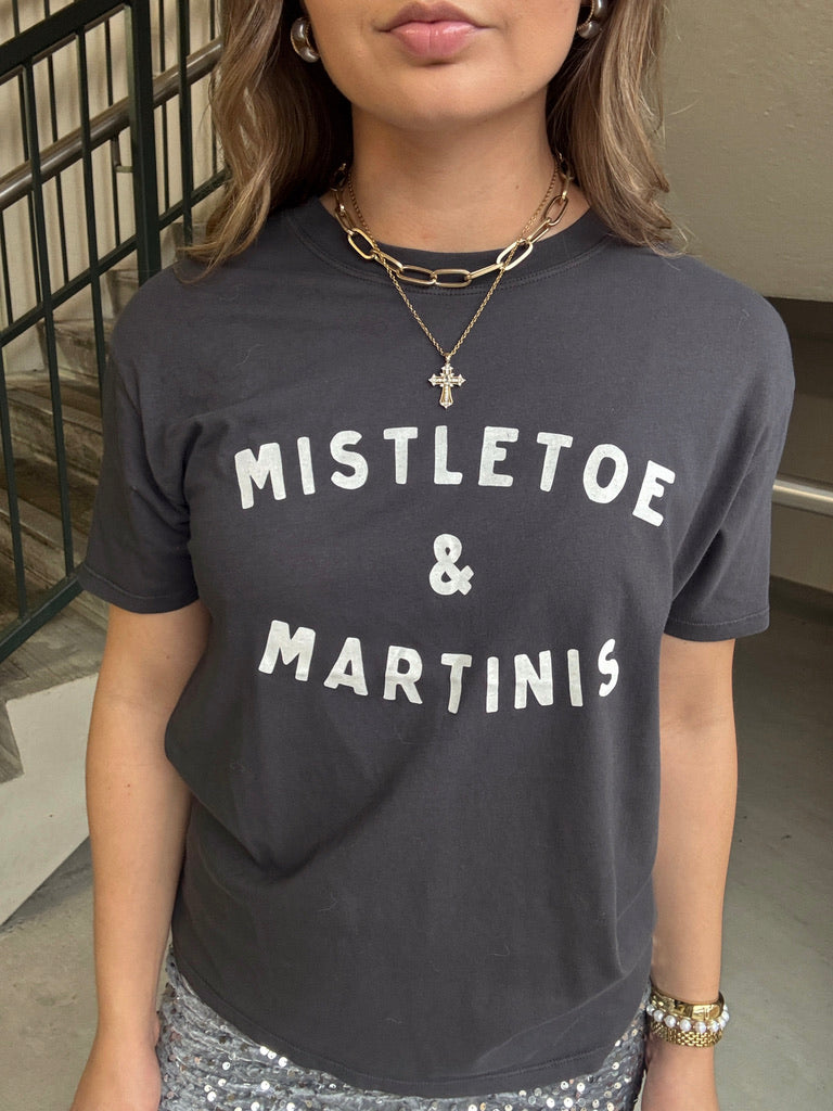 Z Supply Mistletoe Boyfriend Tee