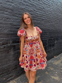 Nana Floral Babydoll Dress