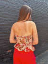 Marta Floral Tube Top