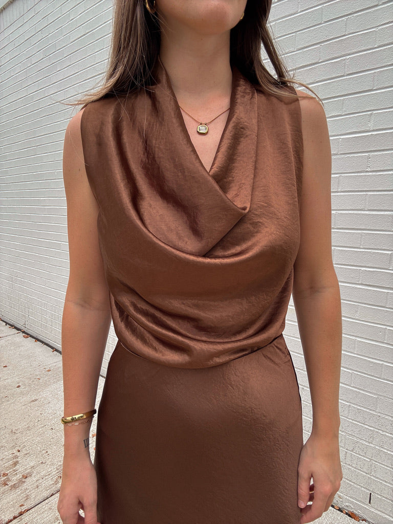 Lucy Paris Dorothy Satin Top