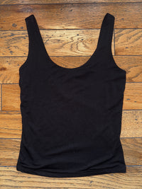 Soft & Stretchy Jersey Tank - Black