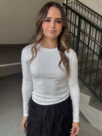 Pearl LS Crew Neck - Off White