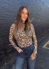 Leopard Mesh LS Top