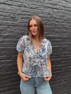 Lucy Paris Bee Ruffle Top
