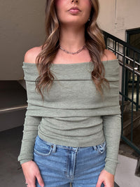 Crossover OTS Sweater - Olive