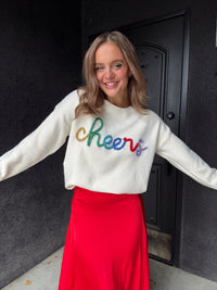 Cheers Tinsel Sweater