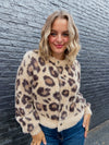 Leopard Fuzzy Cardigan