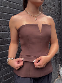 Strapless Chocolate Top