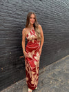 Steve Madden Rust Floral Dress
