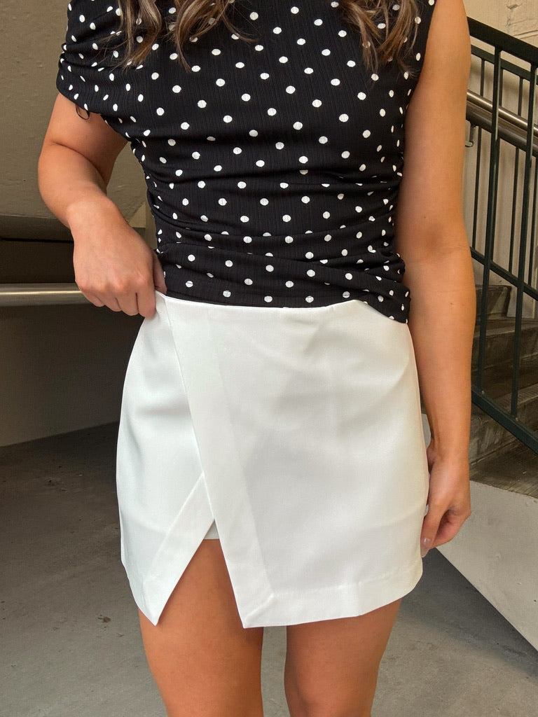 Asymmetric Mini Skort