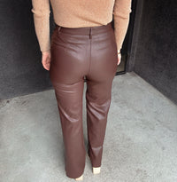 Lucy Paris Adler Faux Leather Pant