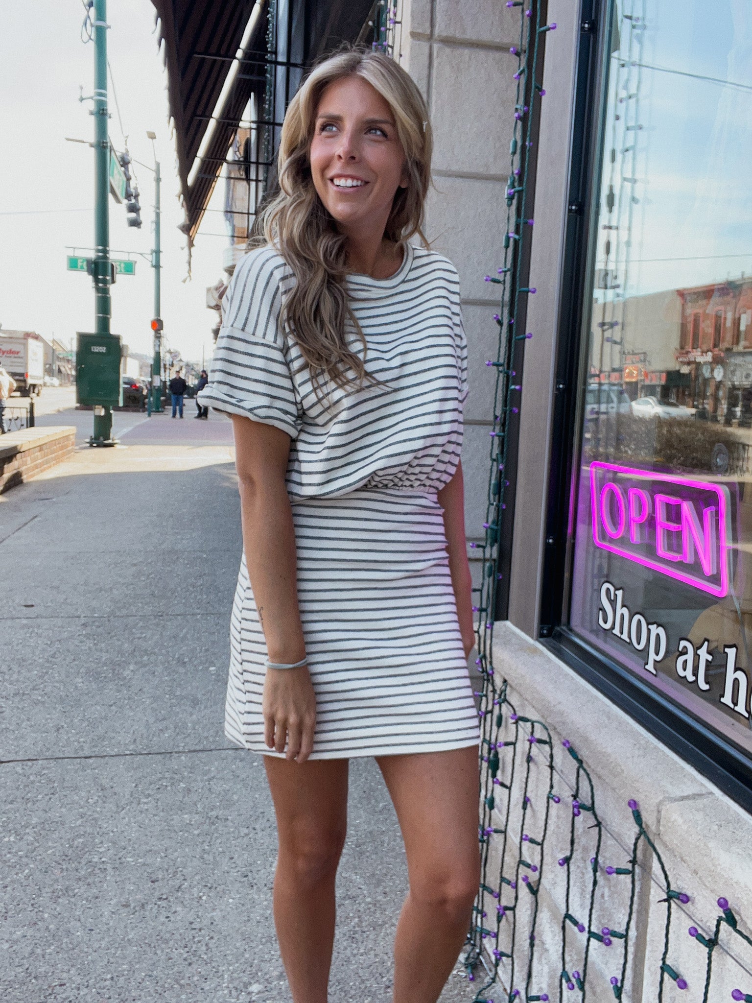 Beachy Striped Dress