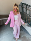 Endless Rose Classic Suit Trousers - Pink
