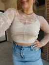 Intricate Lace Crop Top