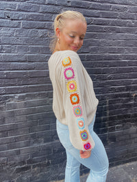 Natural Crochet Sweater