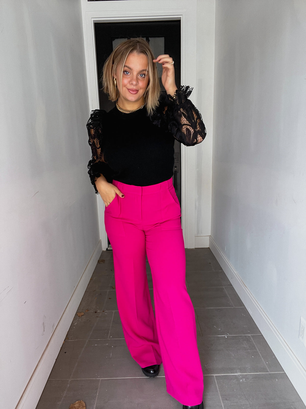 Lucy Paris Diana Wide Leg Pant