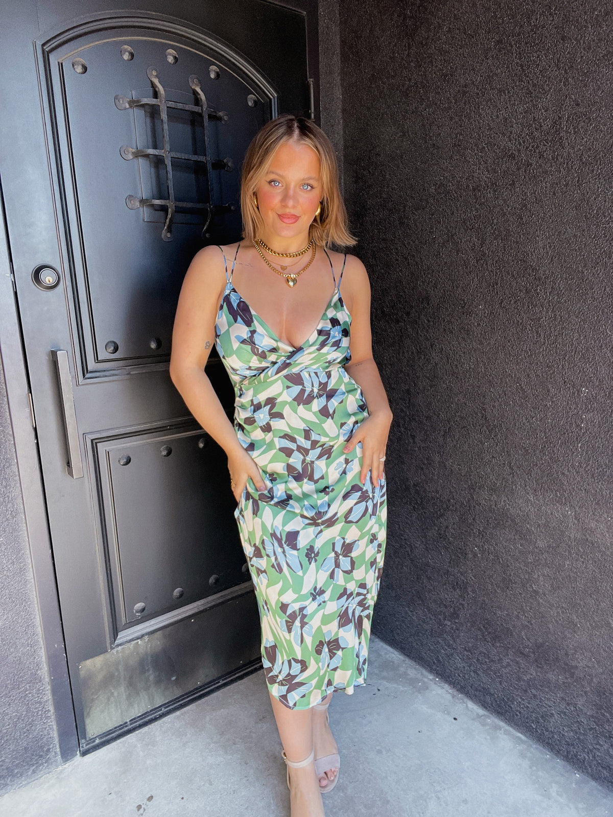 Ibiza Mosaic Midi Dress