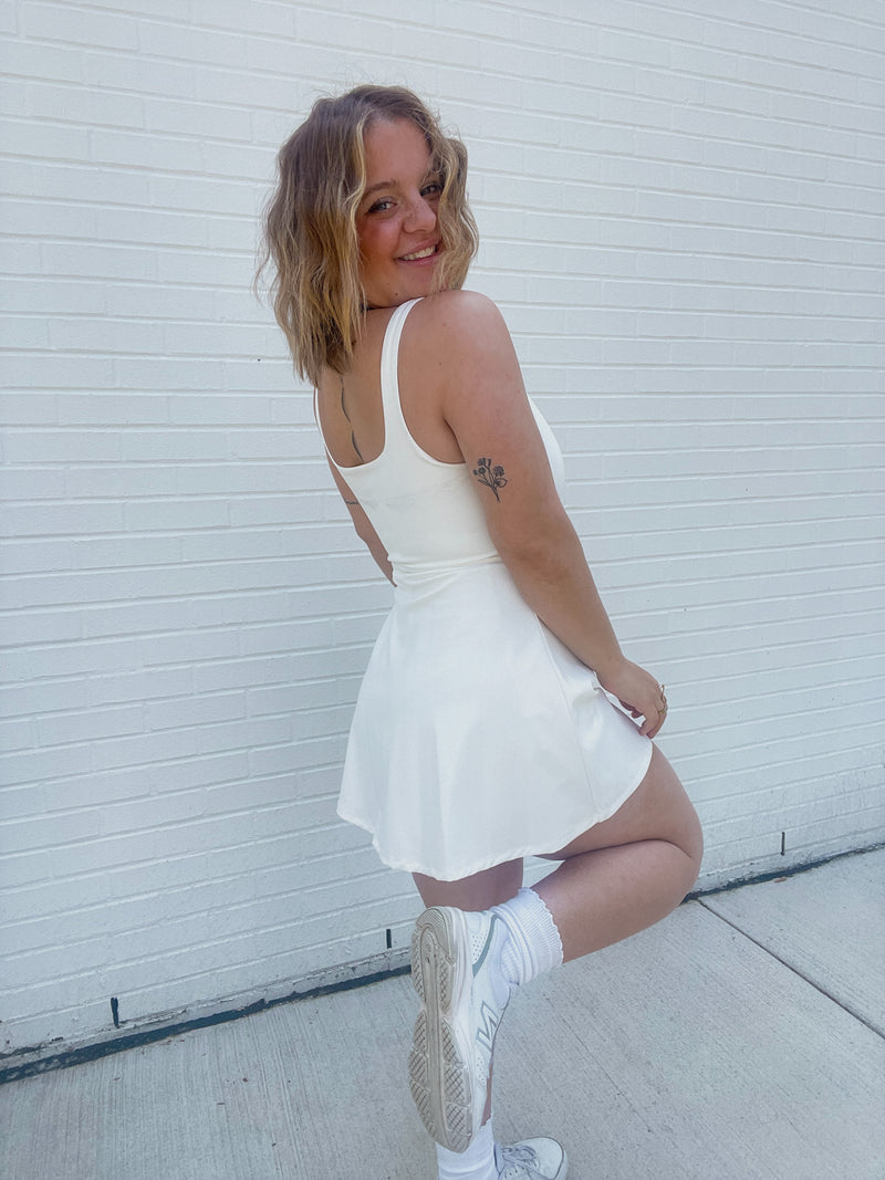 Athletic Dress - White