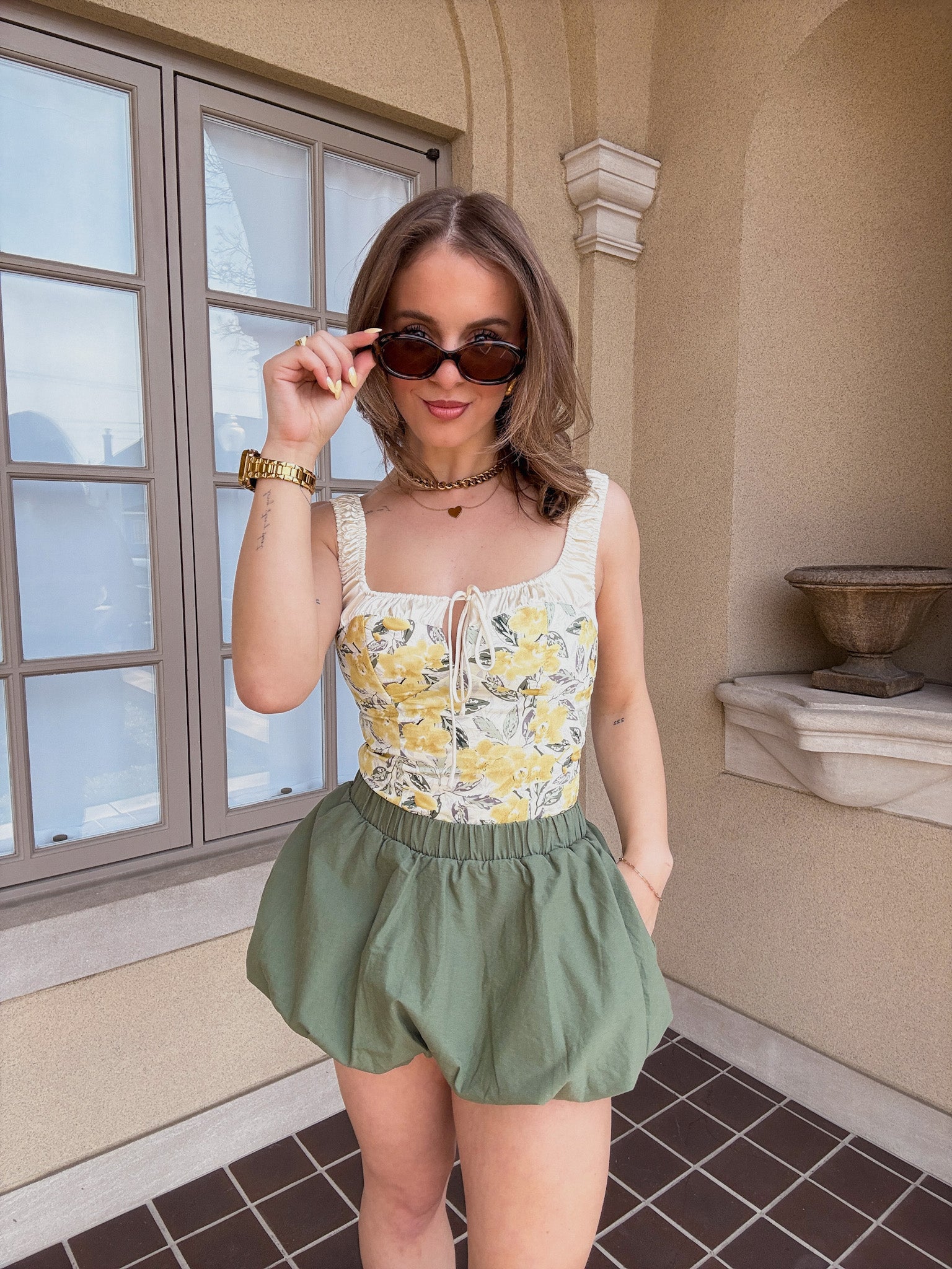 ASTR Milkmaid Top