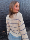 Sadie & Sage Taylor Striped Knit Sweater