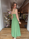 Bow Strap Midi Dress