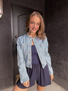 Cropped Denim Jacket