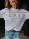 Beach Graphic Knit Sweater