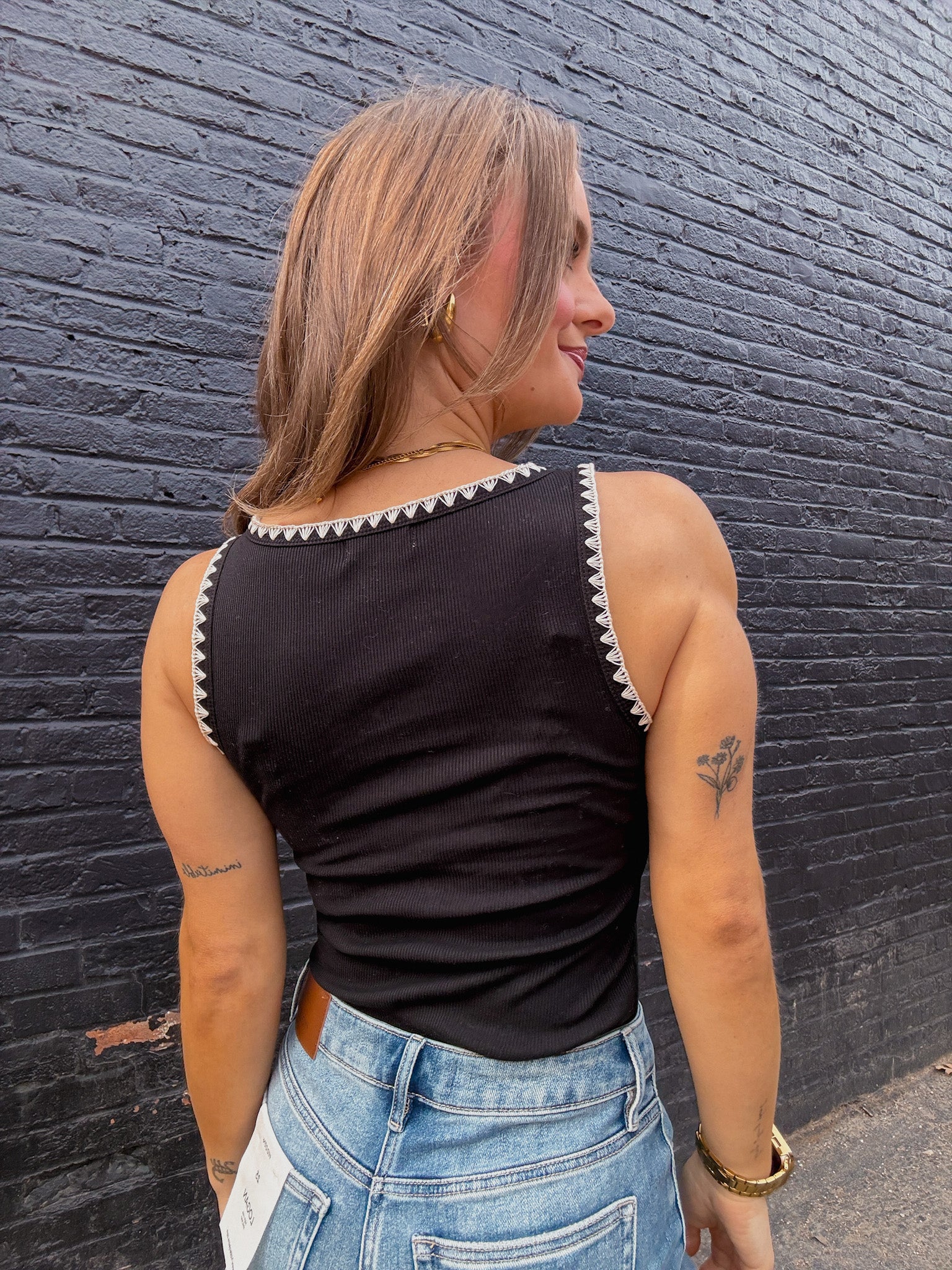 Z Supply Jaiden Rib Tank - Black