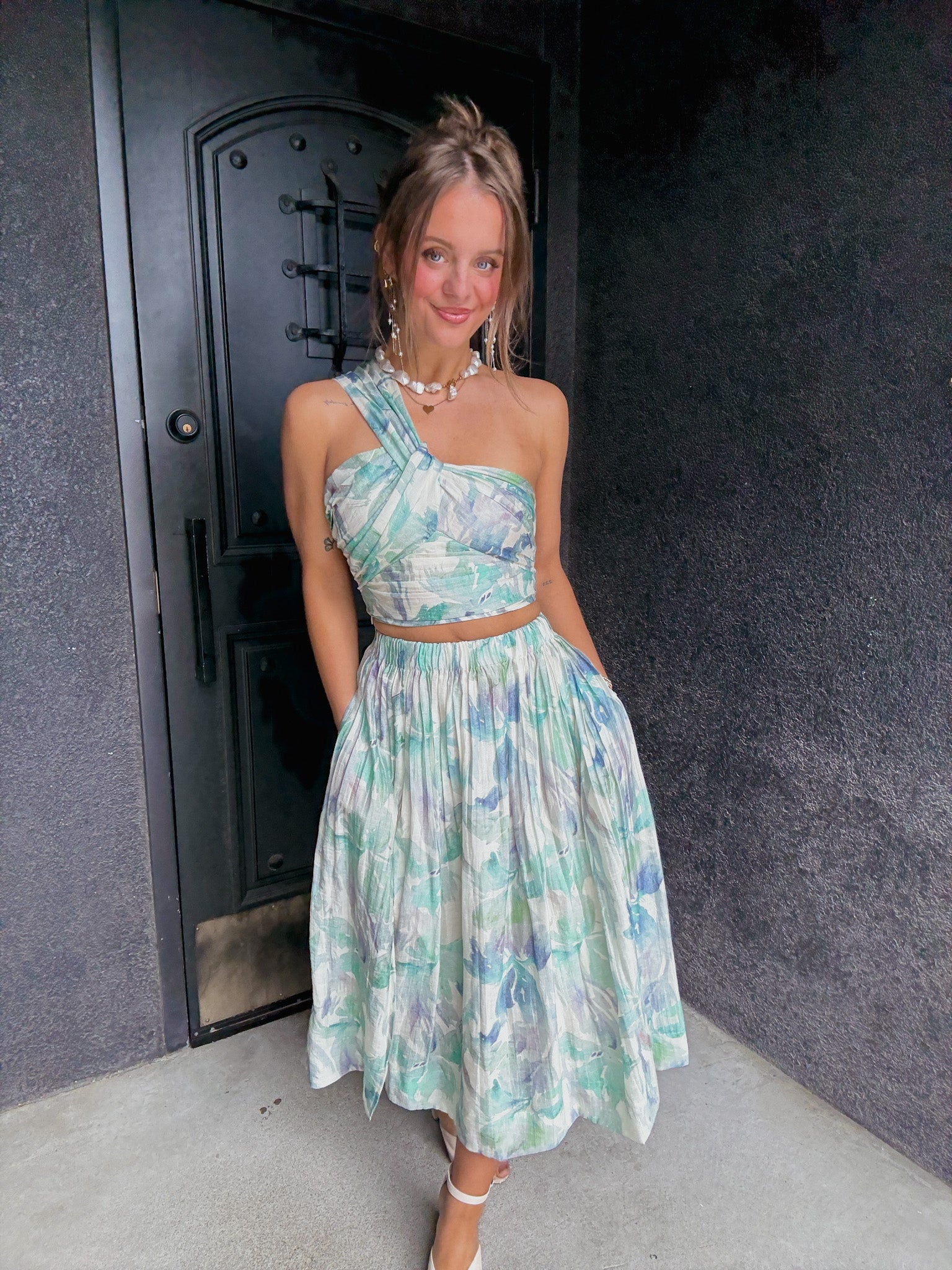 Lucy Paris Sophia One Shoulder Top