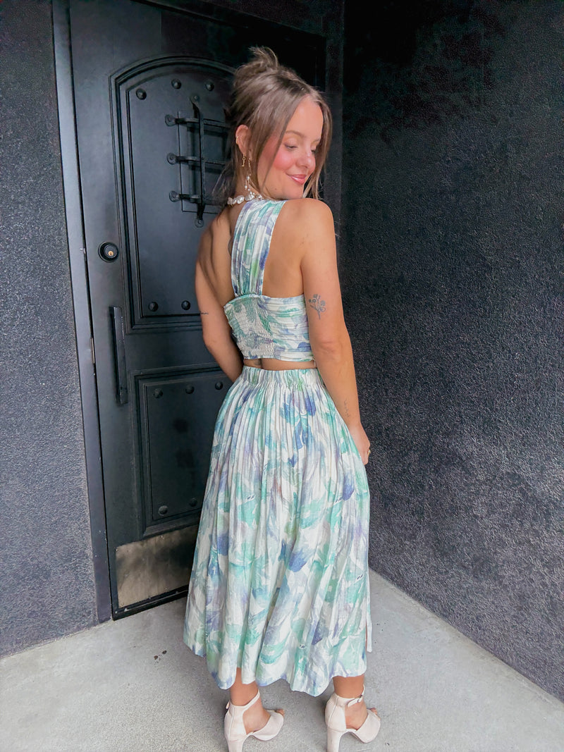 Lucy Paris Amari Midi Skirt