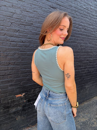 Z Supply Jaiden Rib Tank - Sea Pine