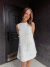 Bow Shift Mini Dress